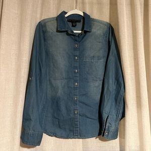 Soft Jean Shirt- Medium Wash